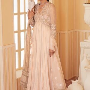 SUFFUSE Embroidered long dress Pakistani elegant designer wear